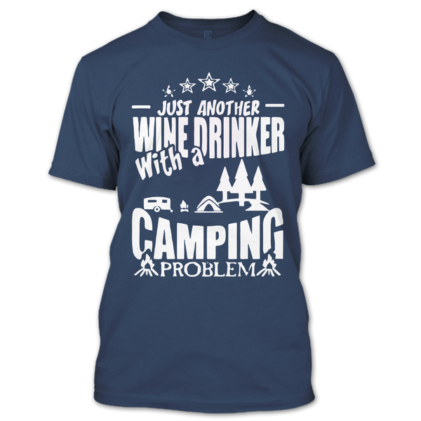 A black t-shirt with the shopify logo