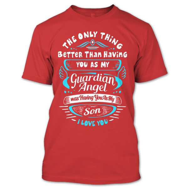 A black t-shirt with the shopify logo