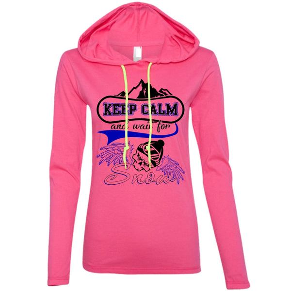 Keep Calm And Wait For Snow T Shirt, I Love Skiing T Shirt, Awesome T-Shirts