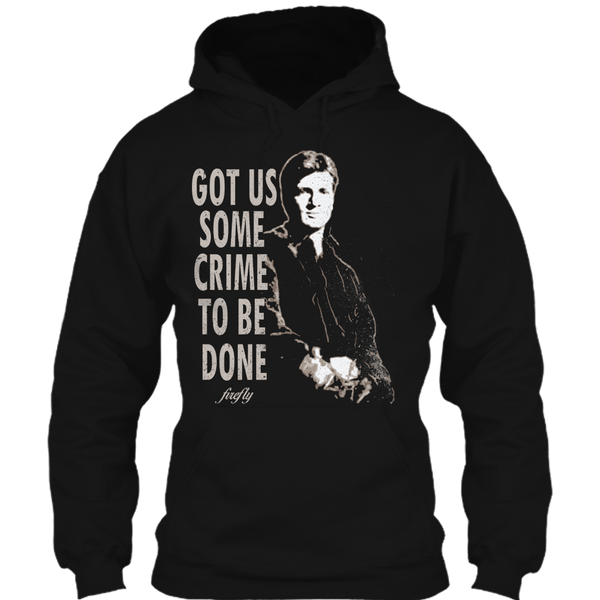 A black t-shirt with the shopify logo