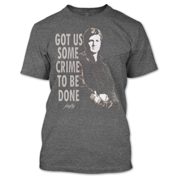 A black t-shirt with the shopify logo