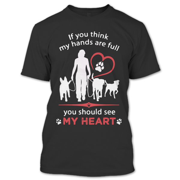 A black t-shirt with the shopify logo