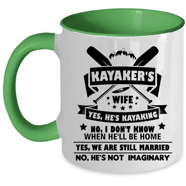 Kayaker's Wife Cup, Funny Gift For Kayaker's Wife Mug