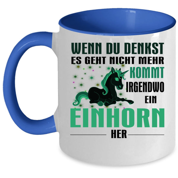 Gift For My Daughter Coffee Mug, Cute Unicorn Accent Mug