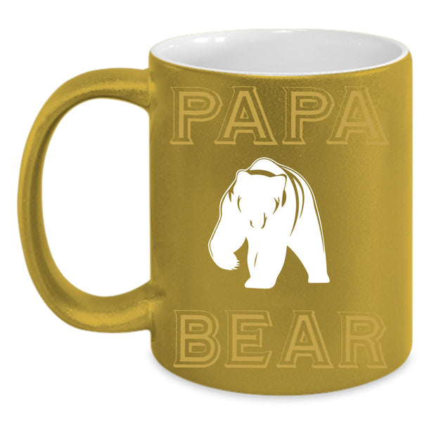 Papa Bear Mug, Cool Papa Cup, Gift For Father's Day Mug