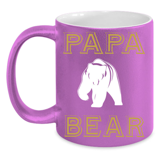 Papa Bear Mug, Cool Papa Cup, Gift For Father's Day Mug