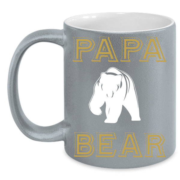 Papa Bear Mug, Cool Papa Cup, Gift For Father's Day Mug