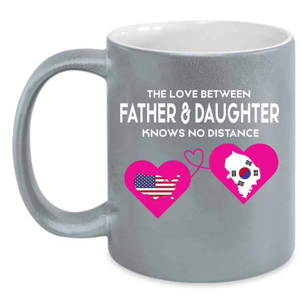 Father And Daughter Mug, Pretty Daughter Cup, Gift For Father's Day Mug