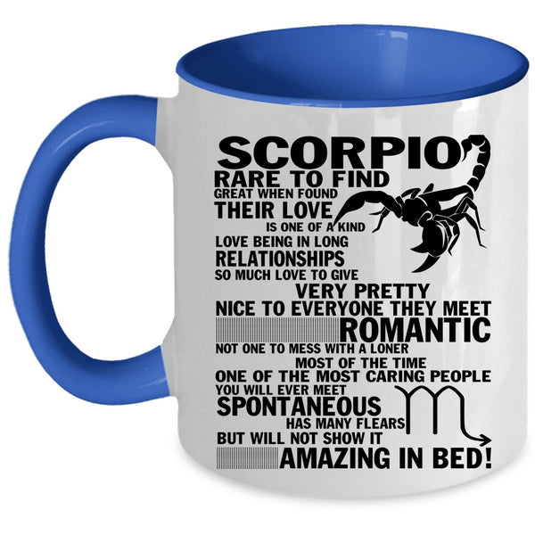 Cool Gift For Scorpio Coffee Mug, Scorpio Rare To Find Accent Mug