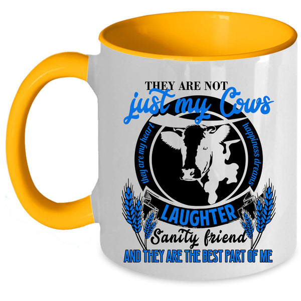They Are My Heart Coffee Mug, They Are Not Just My Cows Accent Mug