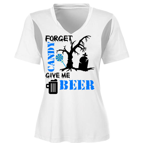 Forget Candy Give Me Beer T Shirt, Wait For Halloween T Shirt, Awesome T-Shirts