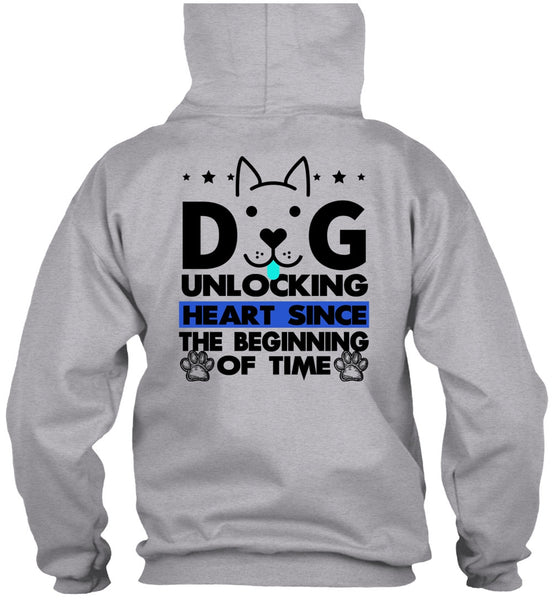 Dog Unlocking Heart T Shirt, I Love My Dog T Shirt