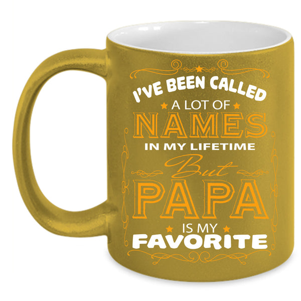 Papa Is My Favorite Name Mug, Gift For Father's Day Mug, Cool Dad Cup