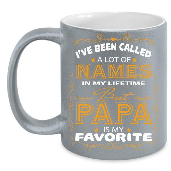 Papa Is My Favorite Name Mug, Gift For Father's Day Mug, Cool Dad Cup