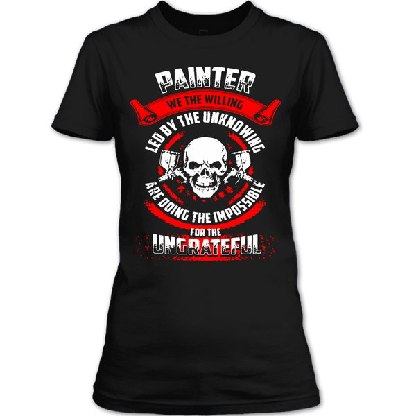 A black t-shirt with the shopify logo