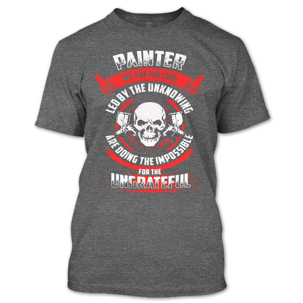 A black t-shirt with the shopify logo