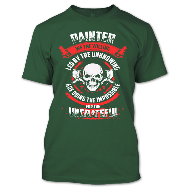 A black t-shirt with the shopify logo