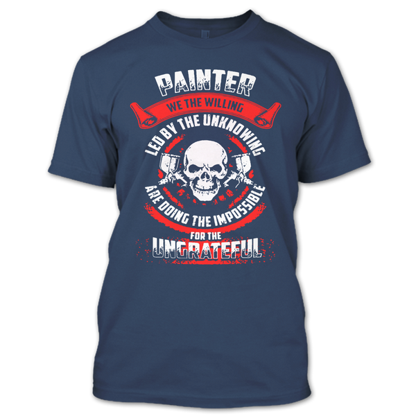 A black t-shirt with the shopify logo