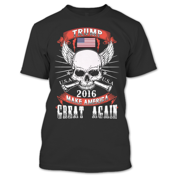 A black t-shirt with the shopify logo