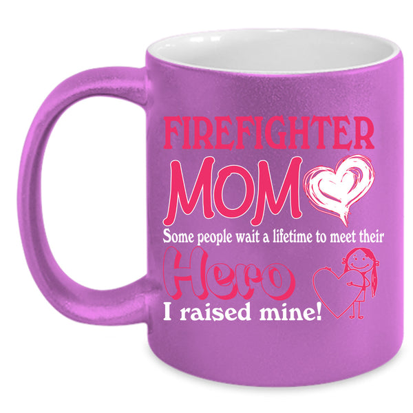Firefighter Mom Mug, Gift For Mother's Day Cup, Cool Mom Mug
