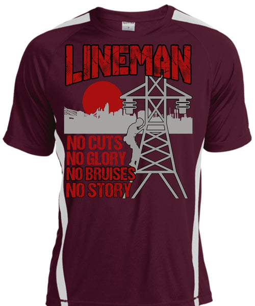 Lineman No Cuts T Shirt, No Story T Shirt, Cool Shirt
