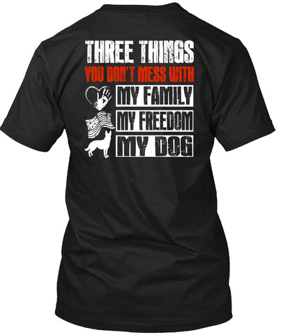 A black t-shirt with the shopify logo