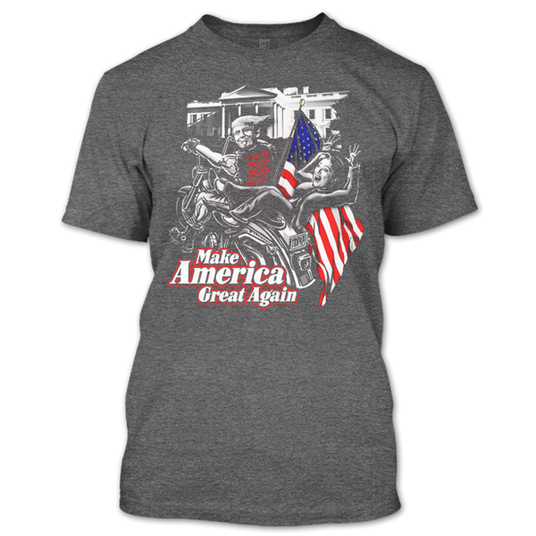 A black t-shirt with the shopify logo