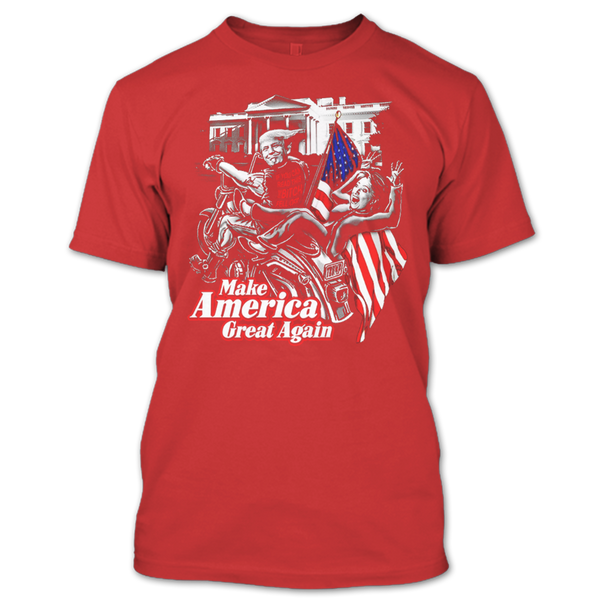 A black t-shirt with the shopify logo