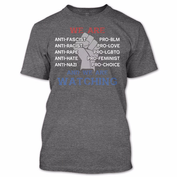 A black t-shirt with the shopify logo