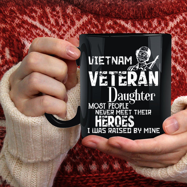 Vietnam Veteran Daughter Coffee Mug, Cool Veteran's Daughter Coffee Cup