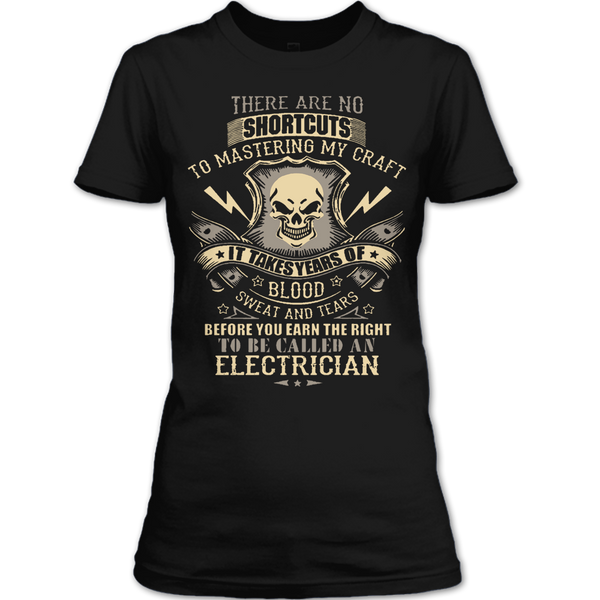 A black t-shirt with the shopify logo