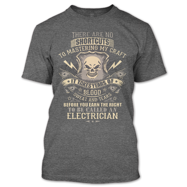 A black t-shirt with the shopify logo