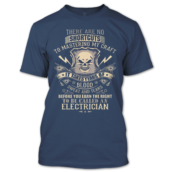 A black t-shirt with the shopify logo