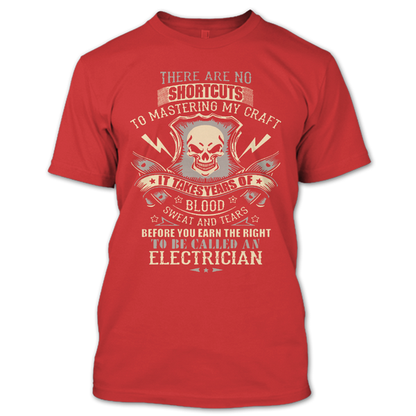 A black t-shirt with the shopify logo