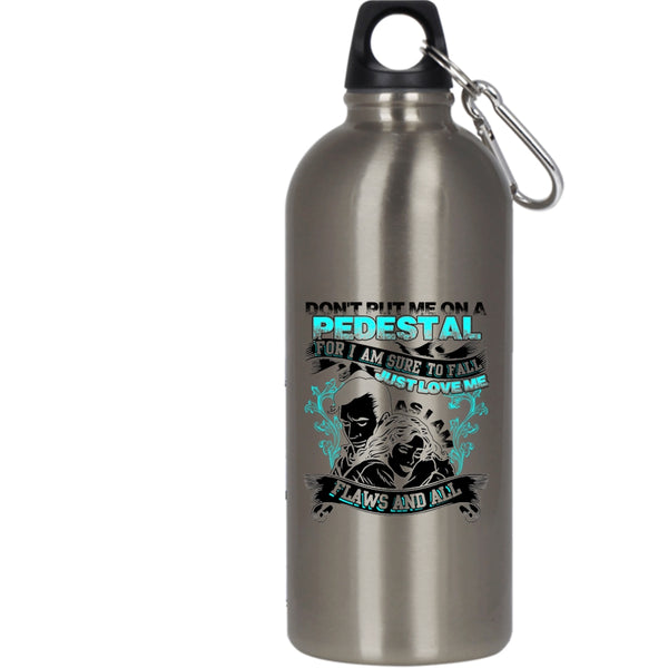 I Am Sure To Fall Just Love Me 20 oz Stainless Steel Bottle,Cool Just Married Outdoor Sports Water Bottle