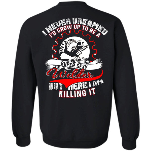 A black t-shirt with the shopify logo