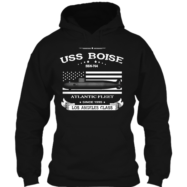 A black t-shirt with the shopify logo