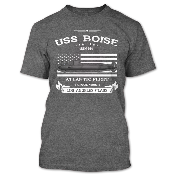 A black t-shirt with the shopify logo