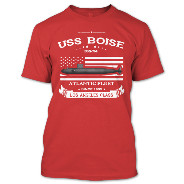 A black t-shirt with the shopify logo