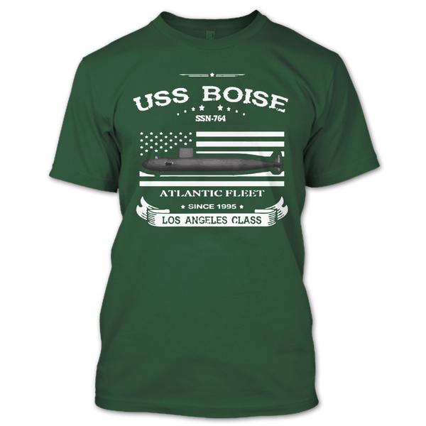 A black t-shirt with the shopify logo