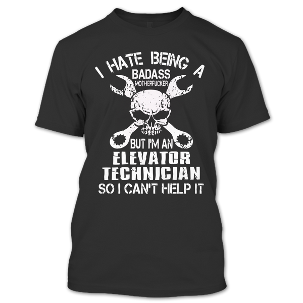 A black t-shirt with the shopify logo