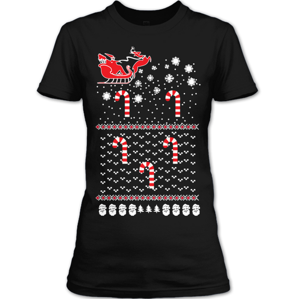 A black t-shirt with the shopify logo