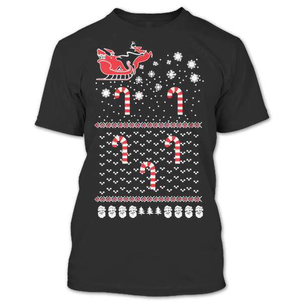 A black t-shirt with the shopify logo