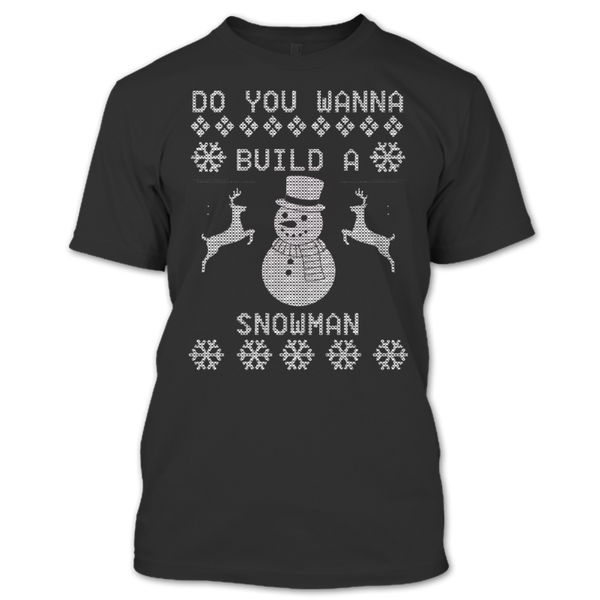 A black t-shirt with the shopify logo