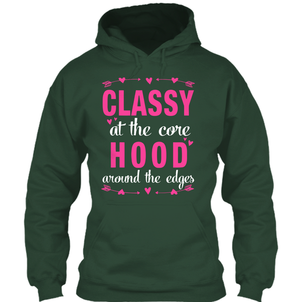 A black t-shirt with the shopify logo