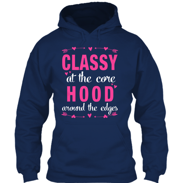 A black t-shirt with the shopify logo