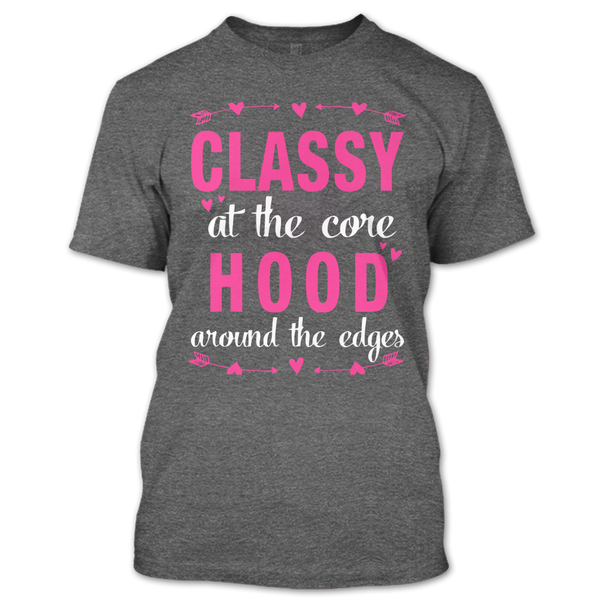 A black t-shirt with the shopify logo