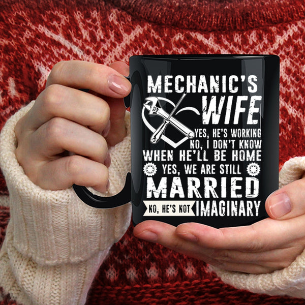 Mechanic's Wife Coffee Mug, Just Married Coffee Cup