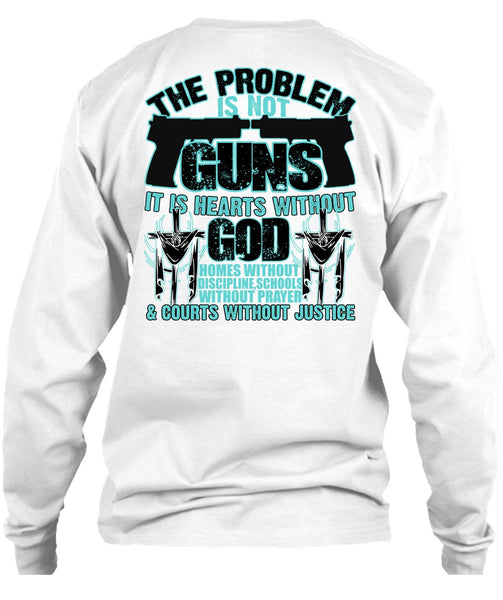 The Problem Is Not Guns T Shirt, I Love Veteran T Shirt