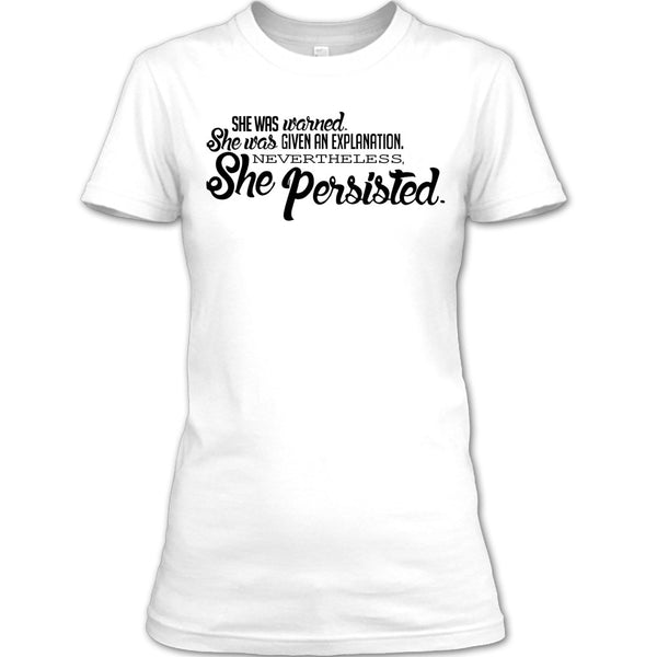 A black t-shirt with the shopify logo